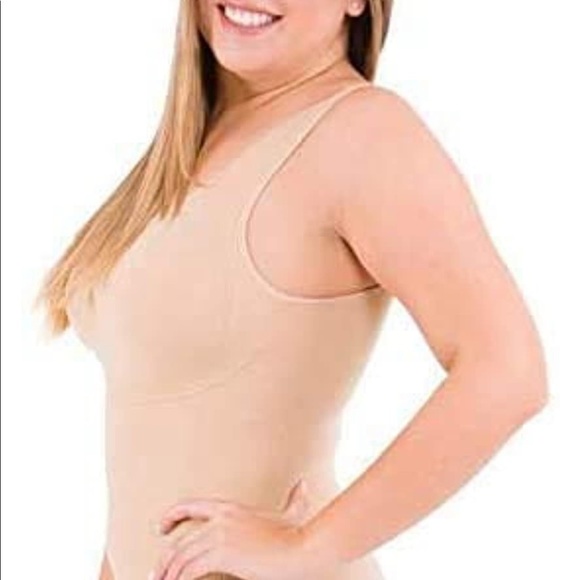 NWT WomanOcean Cami Body Shaper Waist Trimmer & Tummy Control-Tan-Small - Picture 6 of 8